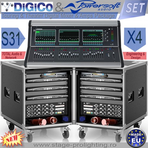 DiGiCo S31 & Powersoft Audio X4 SET DiGiCo S31 & Powersoft Audio X4 SET
